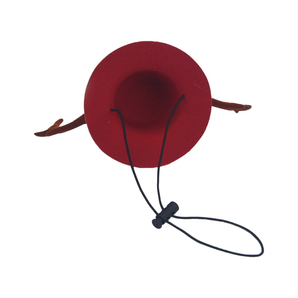 Pet Christmas Hats with Reindeer Antlers Festive Accessory for Dogs or Cats