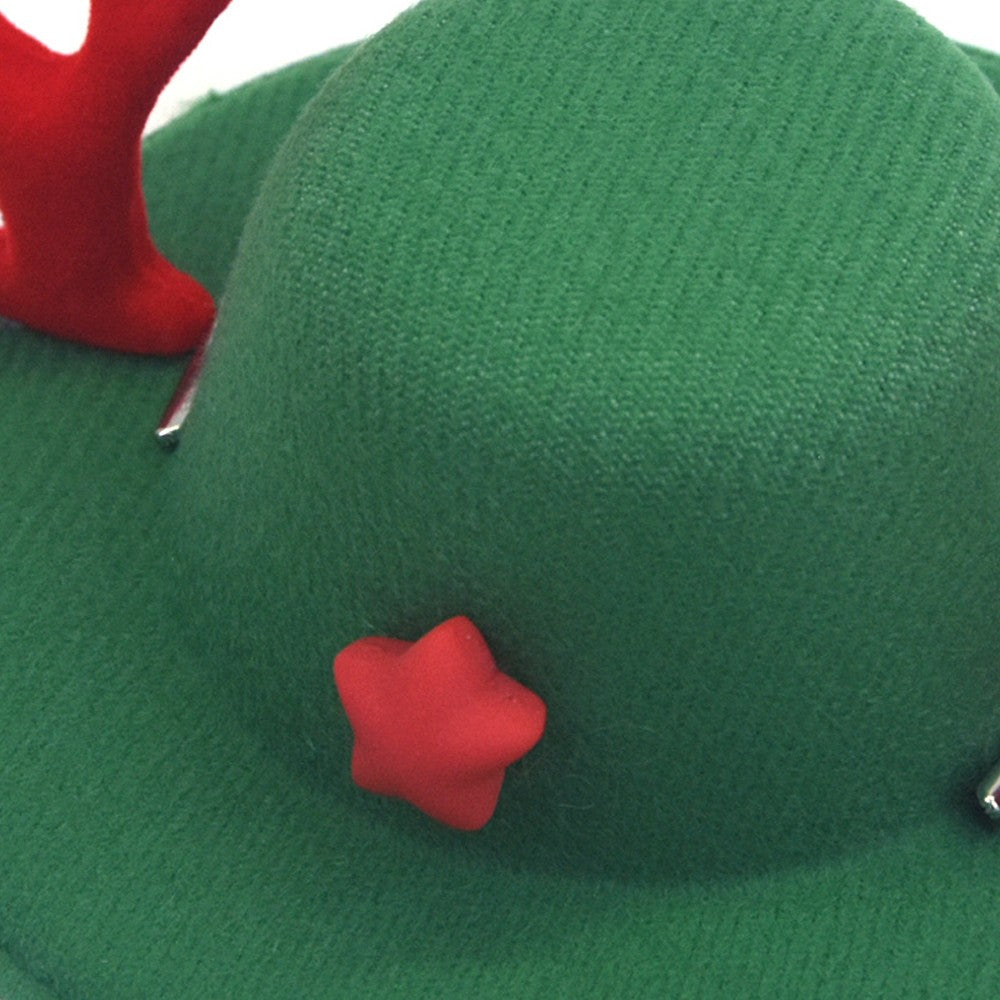 Pet Christmas Hats with Reindeer Antlers Festive Accessory for Dogs or Cats