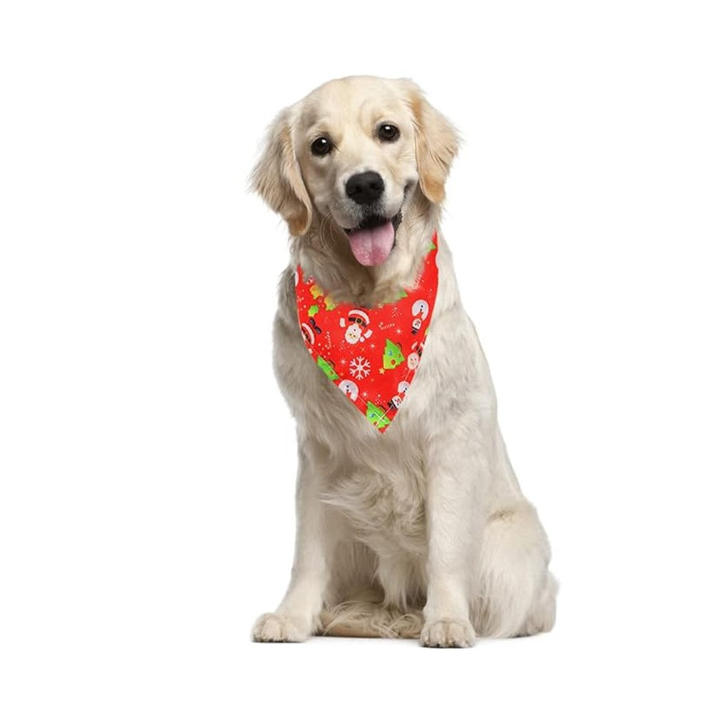 3xTriangle Xmas Pet Scarf Bibs Pet Accessories Decoration for Cats Dogs