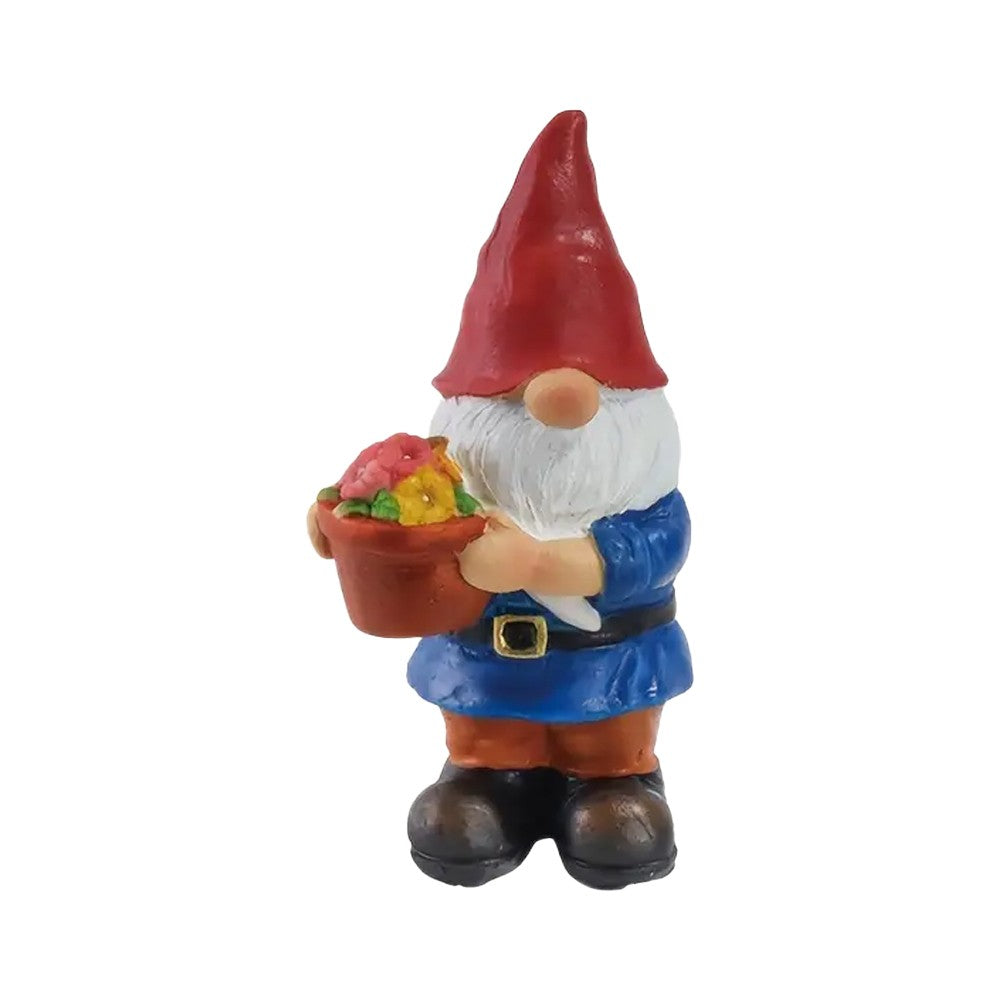 7Pcs Miniature Garden Ornaments Resin Gnomes Mushroom House Statues
