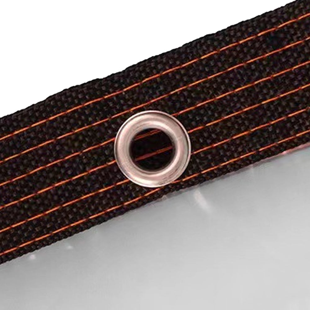 3x6M Tarpaulin Tarp with Grommets Clear Heavy Duty Tarp Waterproof Cover