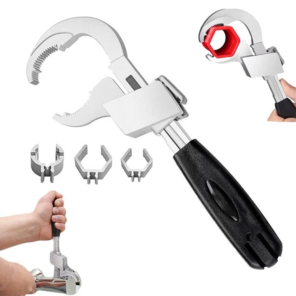 2X Universal Adjustable Double Ended Wrench Multifunctional Bathroom Wrench Tool