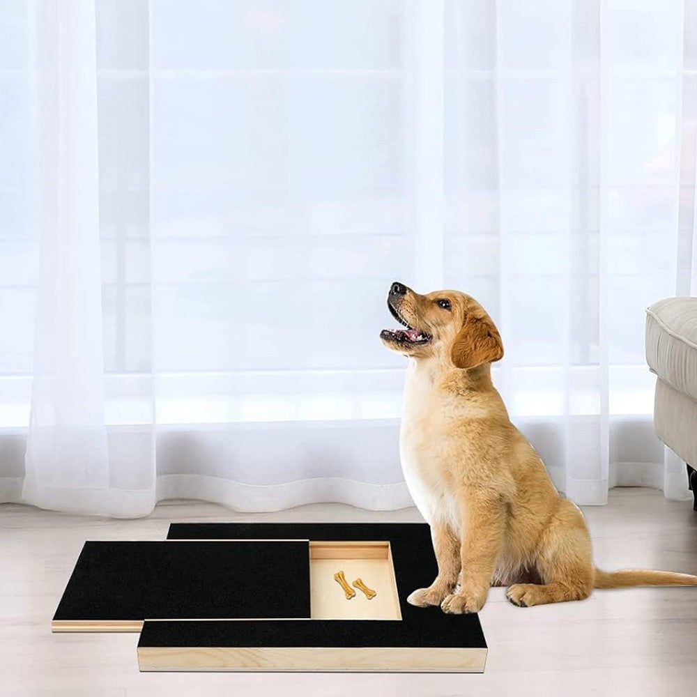 2Pcs Dog Nail Scratching Board Dog Nail File Board with Treat Box