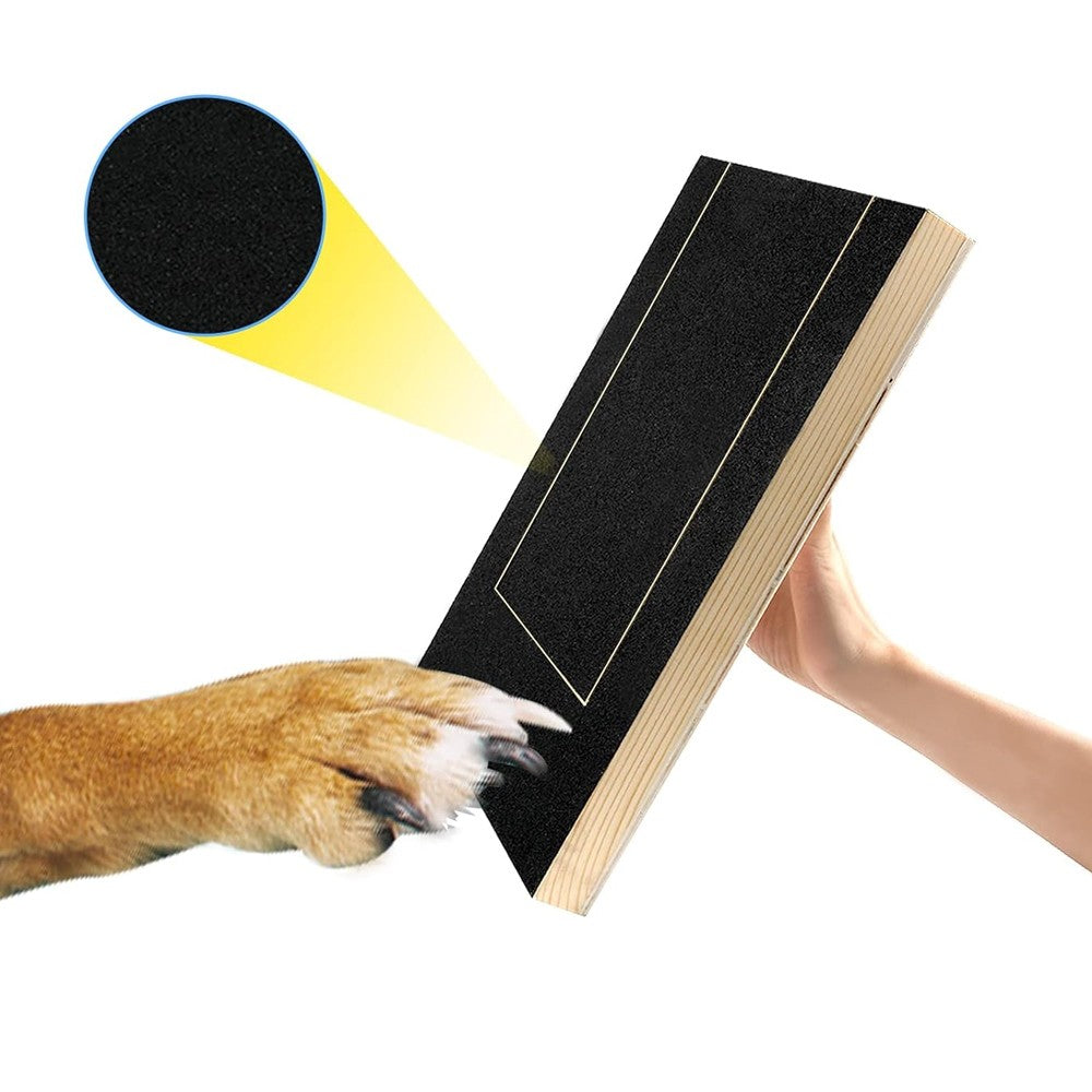 2Pcs Dog Nail Scratching Board Dog Nail File Board with Treat Box