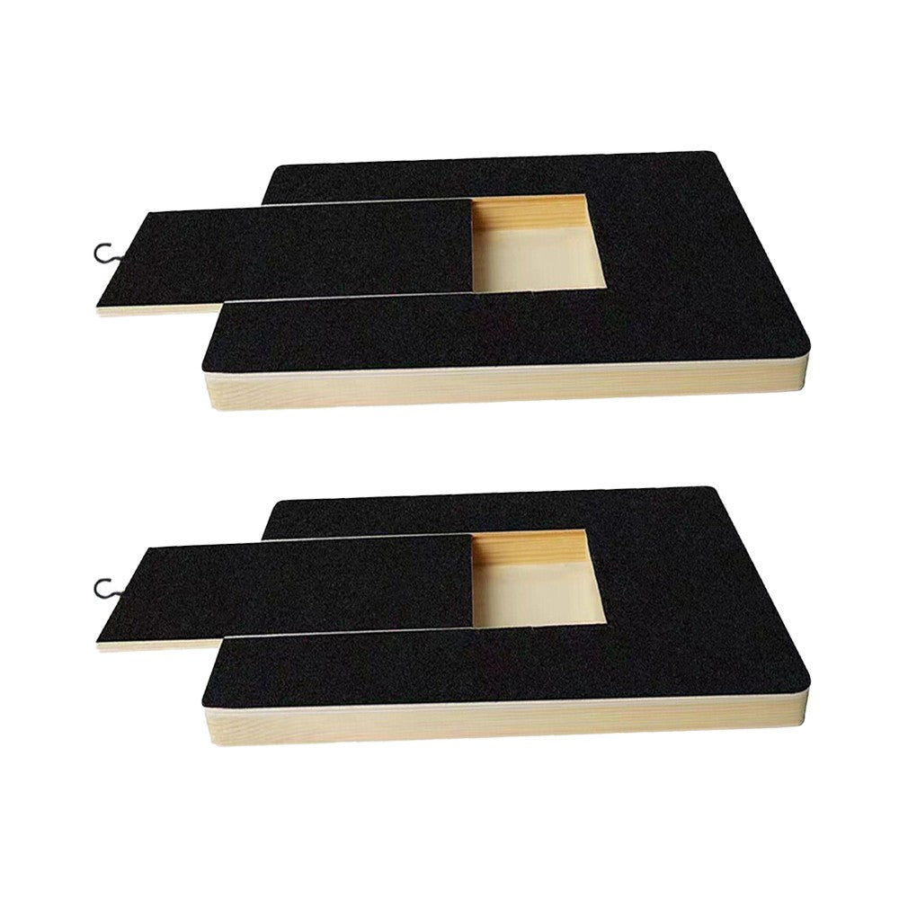 2Pcs Dog Nail Scratching Board Dog Nail File Board with Treat Box