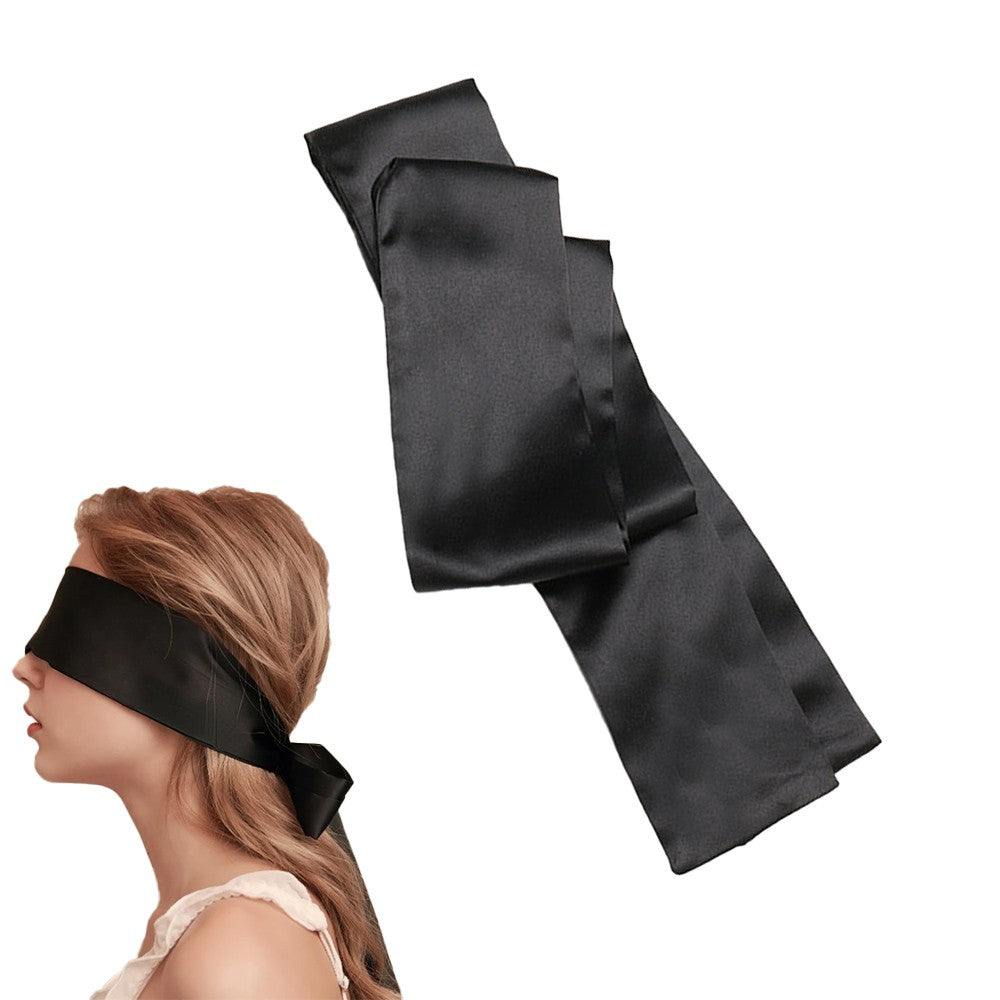 1Pc 100% Mulberry Silk Eye Mask Bondage Ties Eye Cover