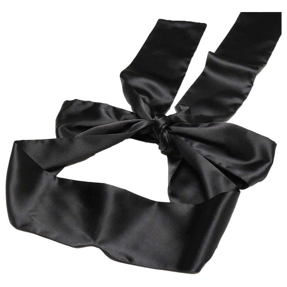 2Pcs 100% Mulberry Silk Eye Mask Bondage Ties Eye Cover