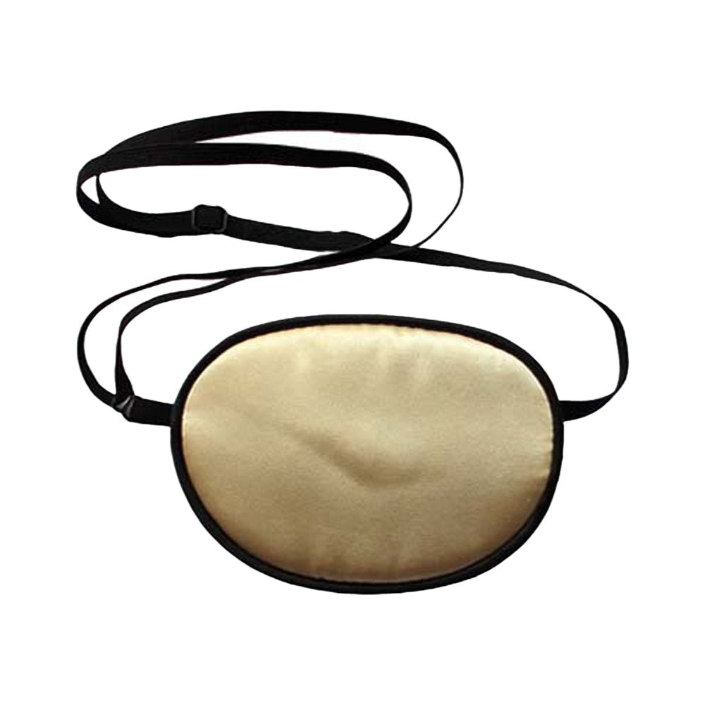 1Pc 100% Mulberry Silk Eye Patch for Adults - Champagne
