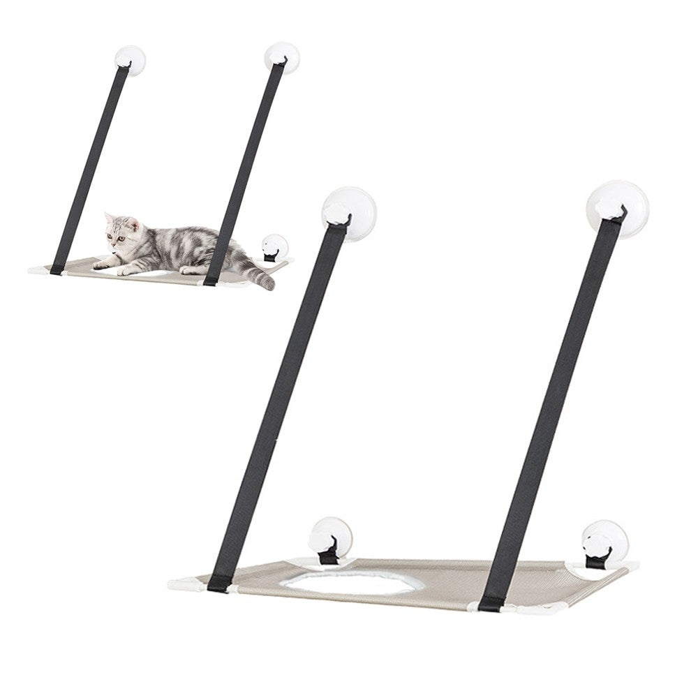 Single Layer Summer Cat Hammock Hanging Bed - Grey