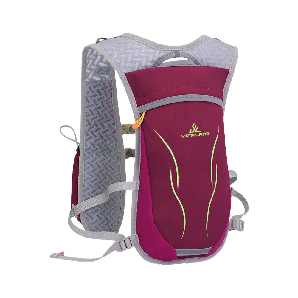 10L Multifunctional Lightweight Hydration Backpack for Outdoor Sport - Wine Red