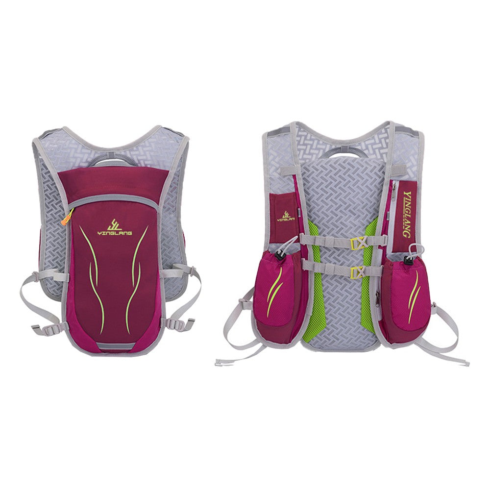 10L Multifunctional Lightweight Hydration Backpack for Outdoor Sport - Wine Red
