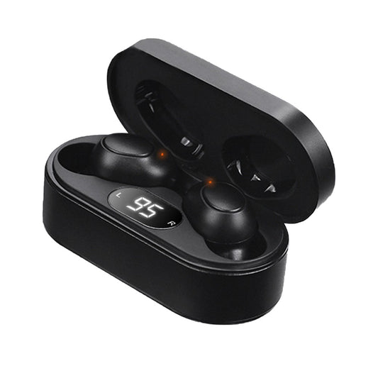 Digital Hearing Aids Rechargeable In-Ear Sound Enhancer Voice Amplifier - Black