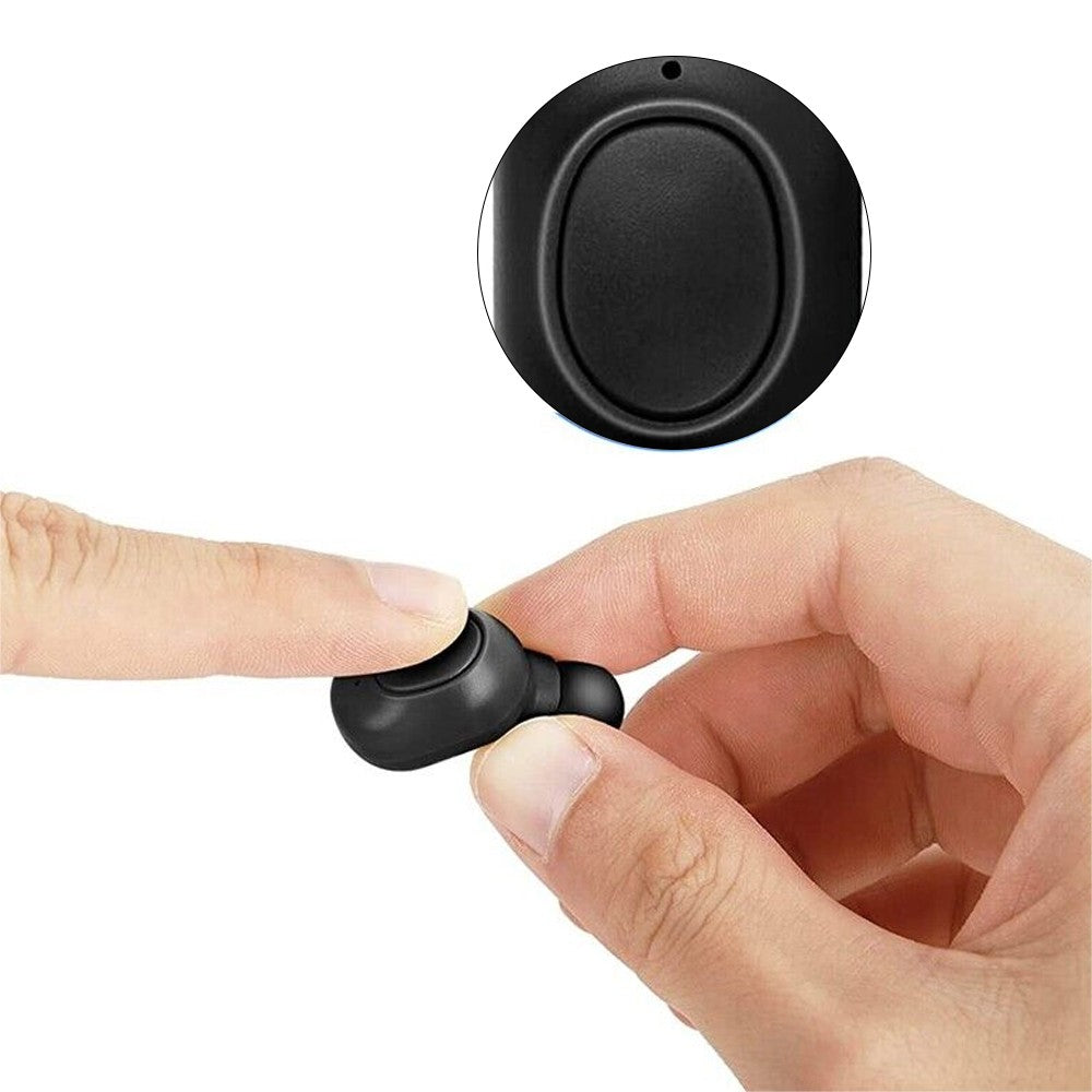 Digital Hearing Aids Rechargeable In-Ear Sound Enhancer Voice Amplifier - Black