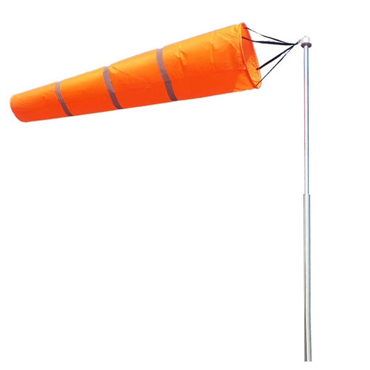 2M Outdoor Windsock Wind Direction Measurement Sock Bag with Reflective Strips