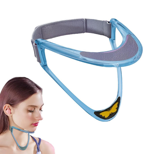 Adjustable Cervical Neck Brace Neck Collar Cervical Traction Device - Blue