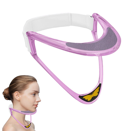 Adjustable Cervical Neck Brace Neck Collar Cervical Traction Device - Pink