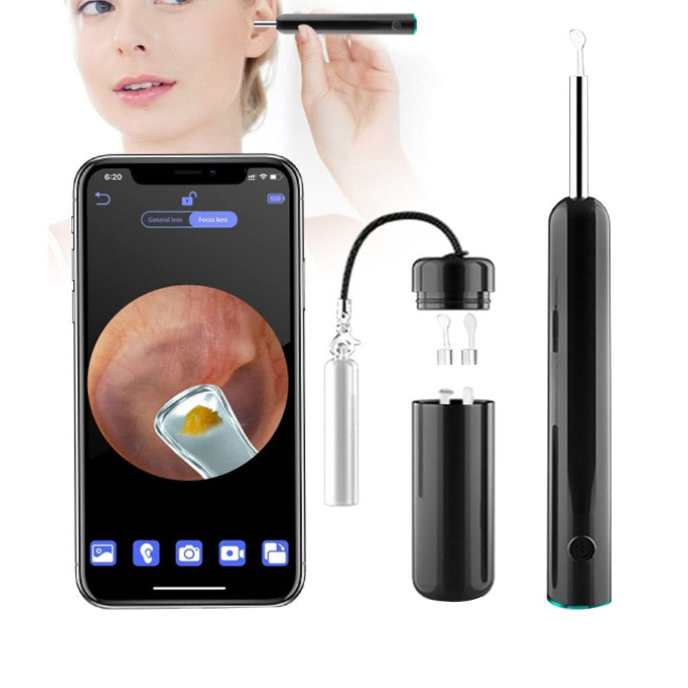 Wireless Otoscope Ear Wax Removal Kit Ear Cleaner with Light