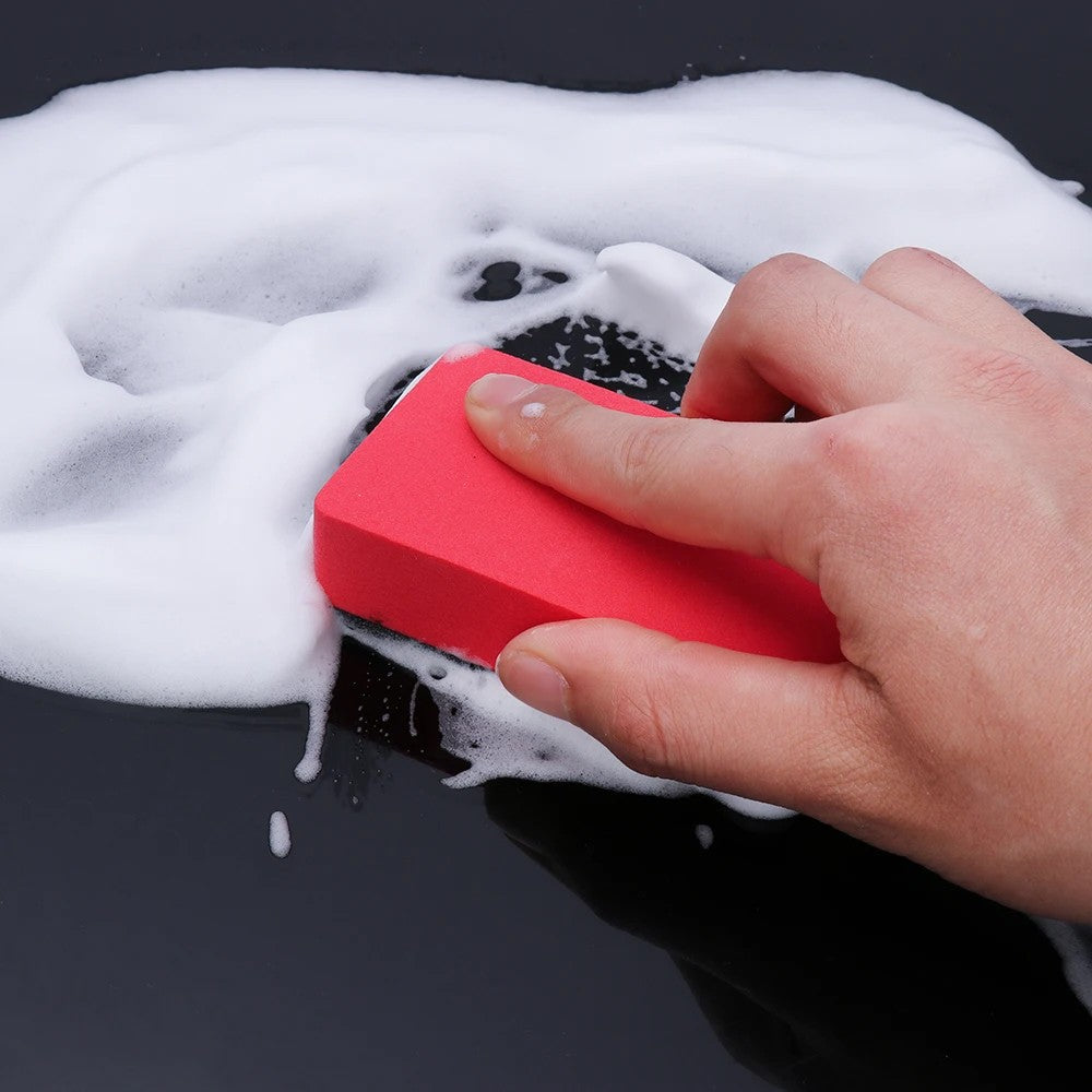 4Pcs Car Wash Cleaner Clay Bar EVA Block Cleaning Eraser Wax Polish Pad