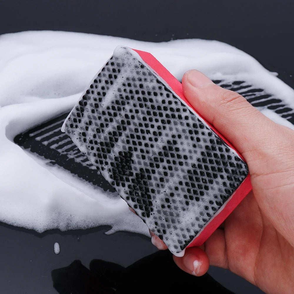 8Pcs Car Wash Cleaner Clay Bar EVA Block Cleaning Eraser Wax Polish Pad