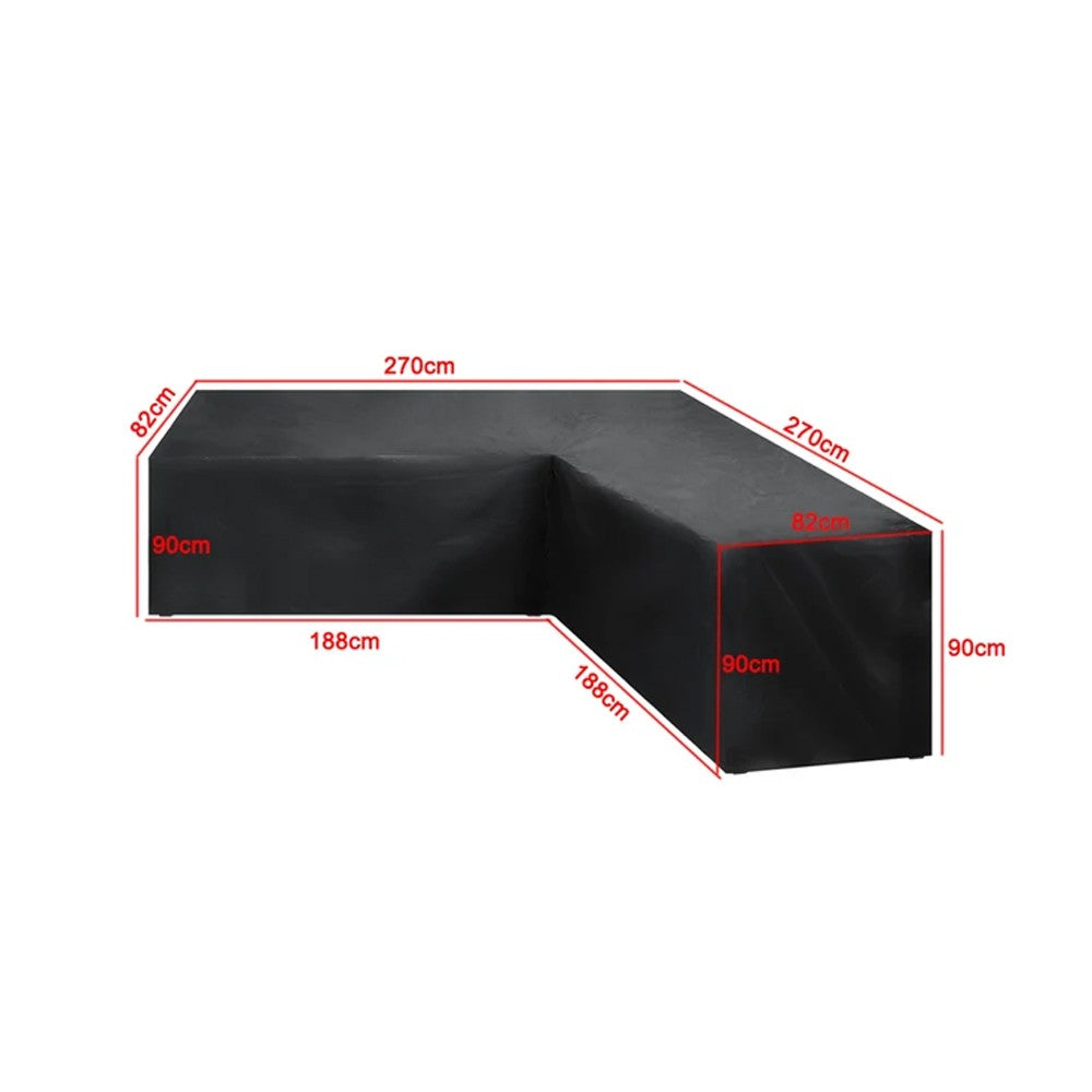 Waterproof L-Shape Outdoor Furniture Sectional Cover - Style 2