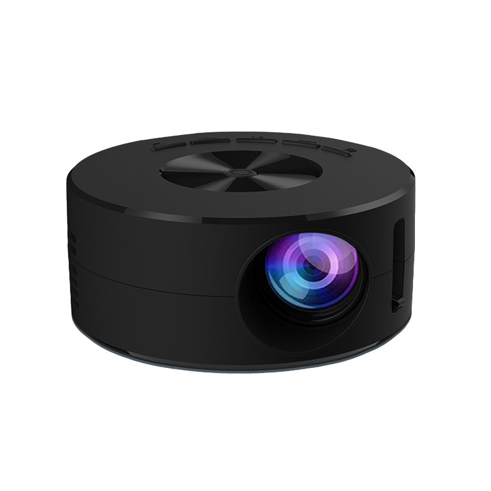 Portable Smart Projector Mini Home Projector for Smartphone - Black