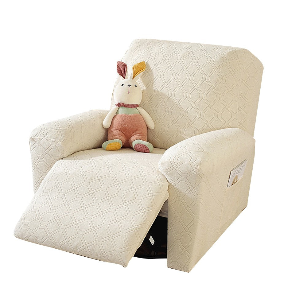 For 1-Seat Recliner Cover Sofa Couch Cover Recliner Slipcover - Beige