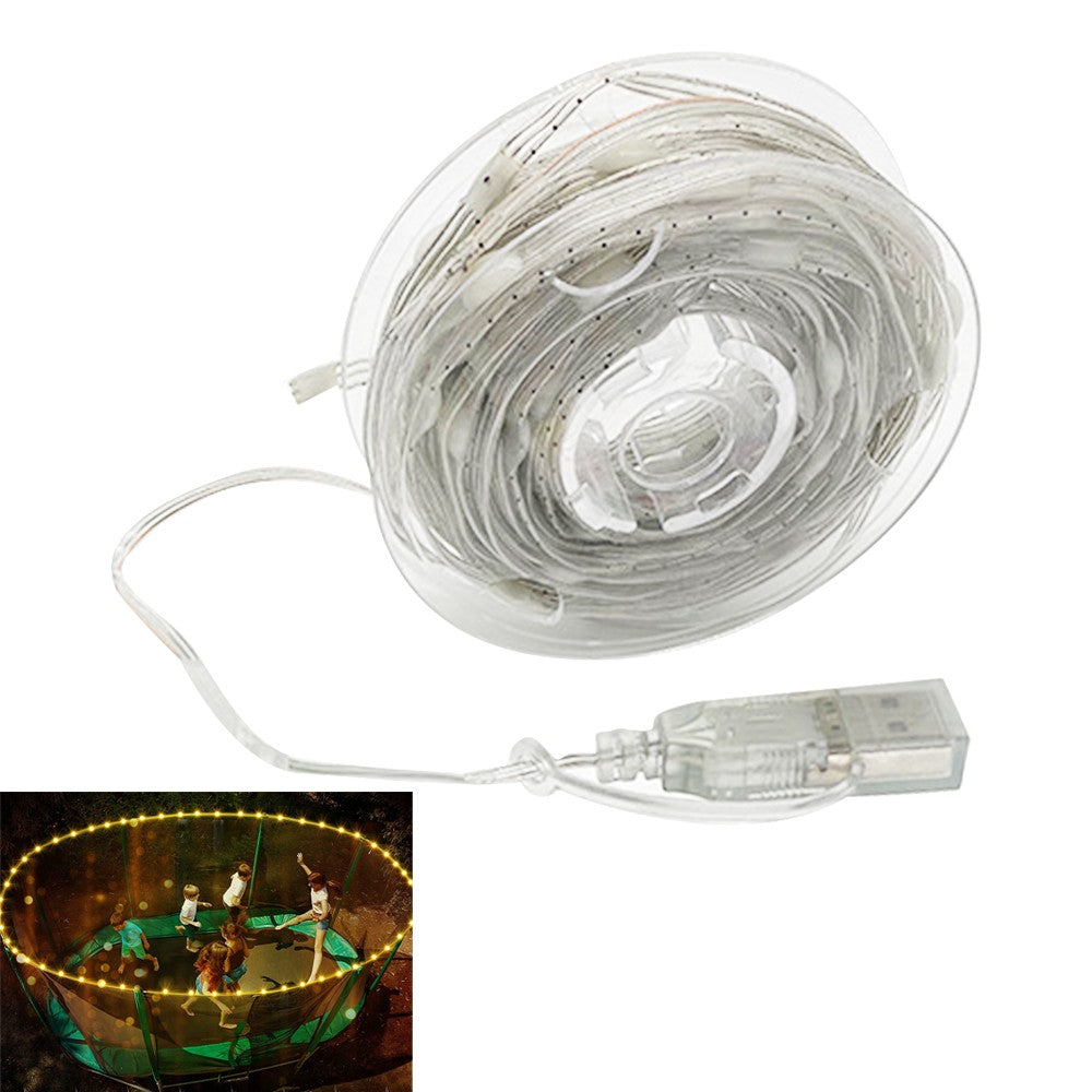 15M 150LED USB Trampoline String Light APP Control Color Changing String Light