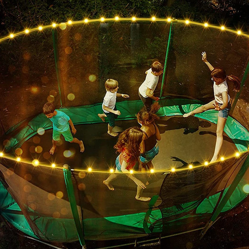 15M 150LED USB Trampoline String Light APP Control Color Changing String Light