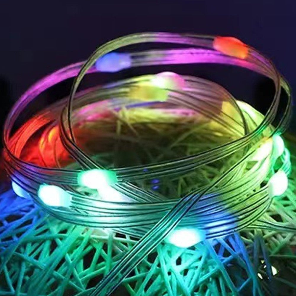15M 150LED USB Trampoline String Light APP Control Color Changing String Light