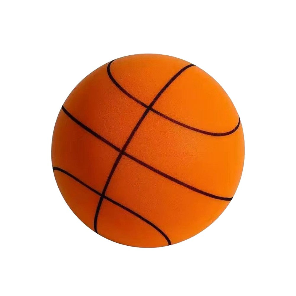 18cm Silent Basketball Training Basketball for Indoor Outdoor Activity - Orange