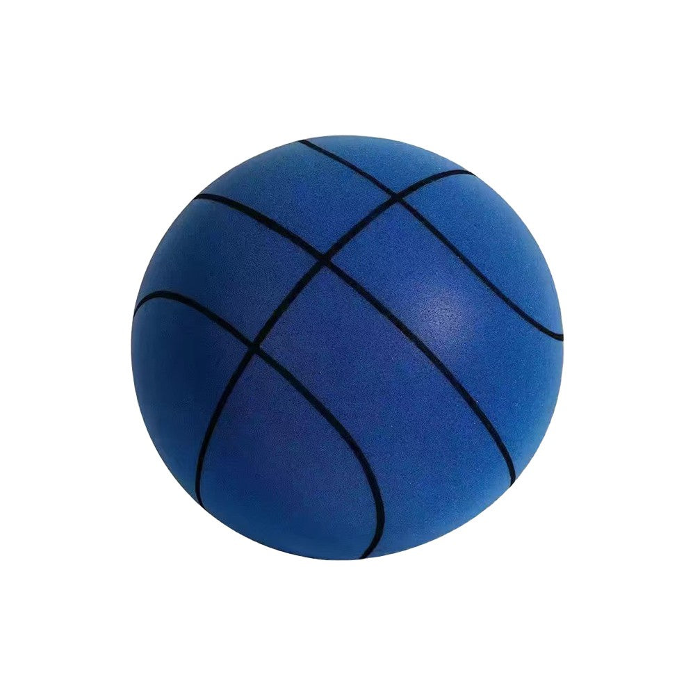 18cm Silent Basketball Training Basketball for Indoor Outdoor Activity - Blue