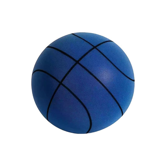 18cm Silent Basketball Training Basketball for Indoor Outdoor Activity - Blue