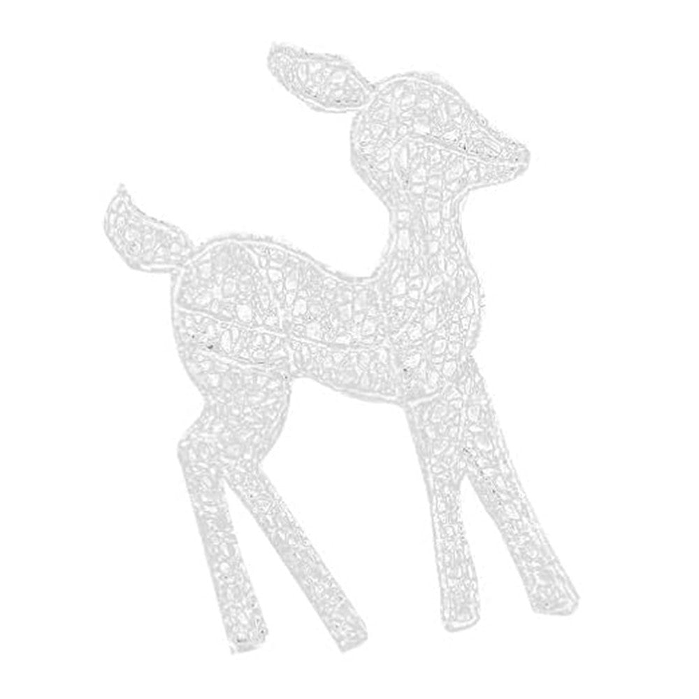 1Pc Little Deer Christmas Decoration with String Light Home Yard Decor