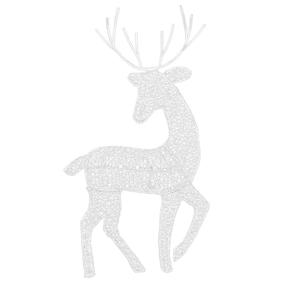 1Pc Father Deer Christmas Decoration with String Light Home Yard Decor