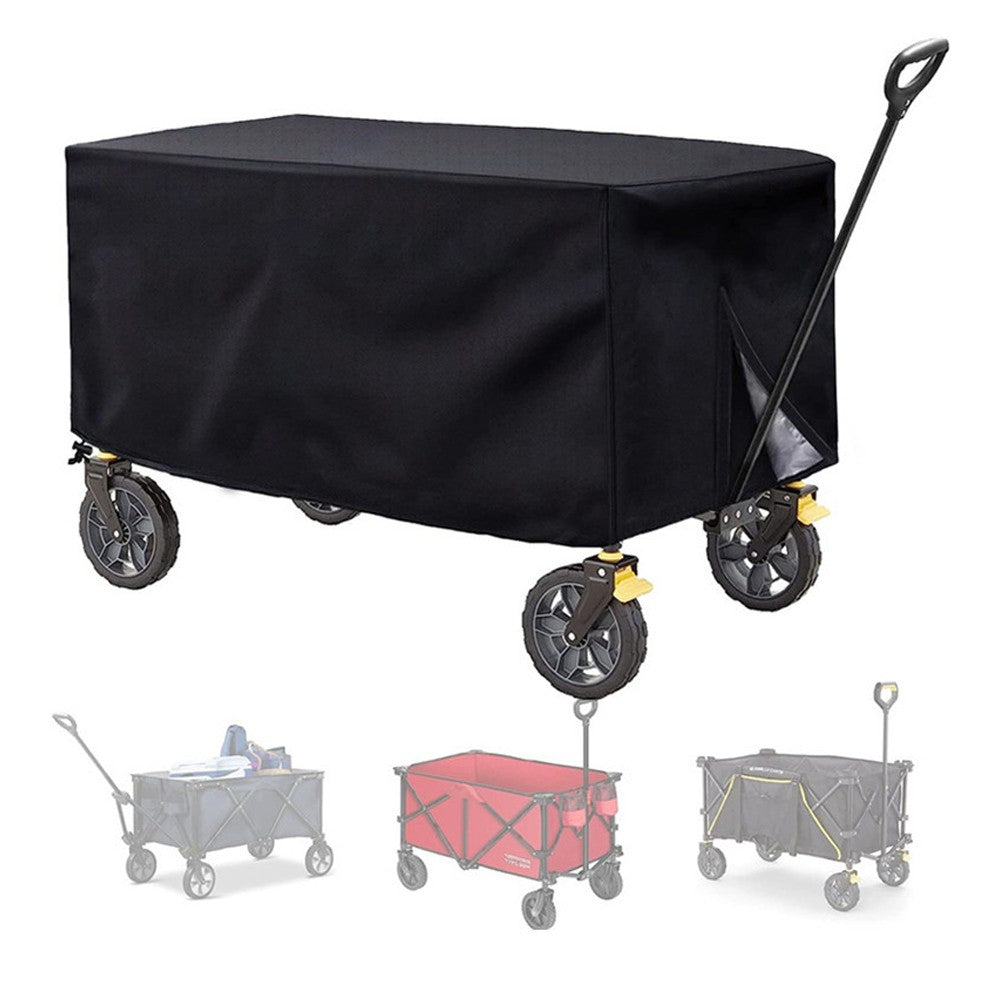 Outdoor Folding Wagon Cover Water-resistant Dustproof Oxford Cloth Cover - S