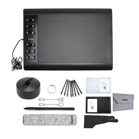 1060 Plus Digital Graphics Drawing Tablet with Stylus