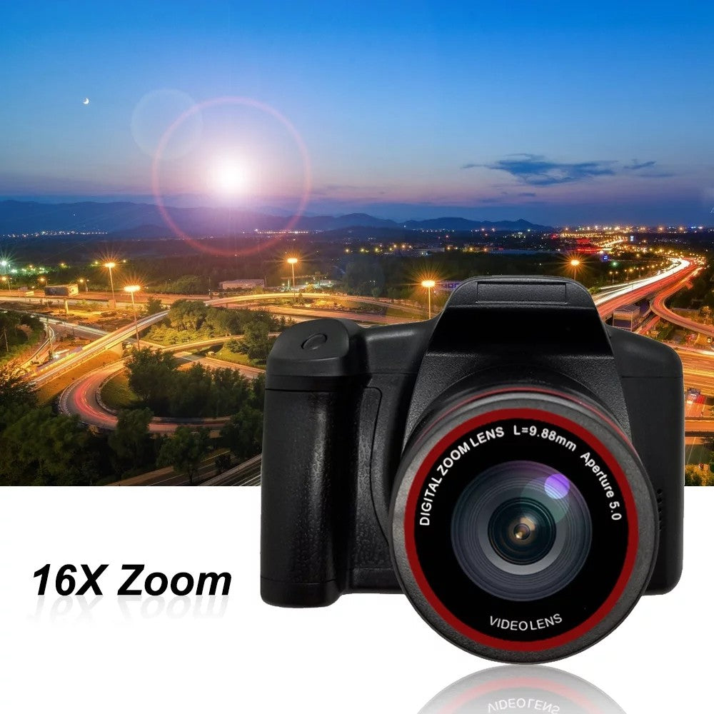 1080P HD Digital Camera SLR Camera with 32GB SD Card