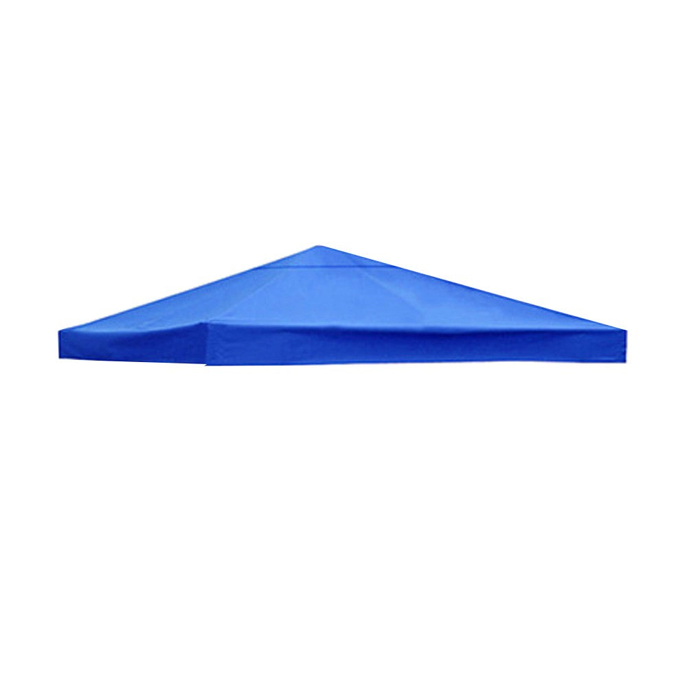 Single Tier 3x3m Gazebo Top Cover Garden Canopy Replacement Top Cover - Blue