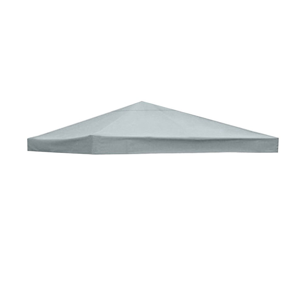 Single Tier 3x3m Gazebo Top Cover Garden Canopy Replacement Top Cover - Grey