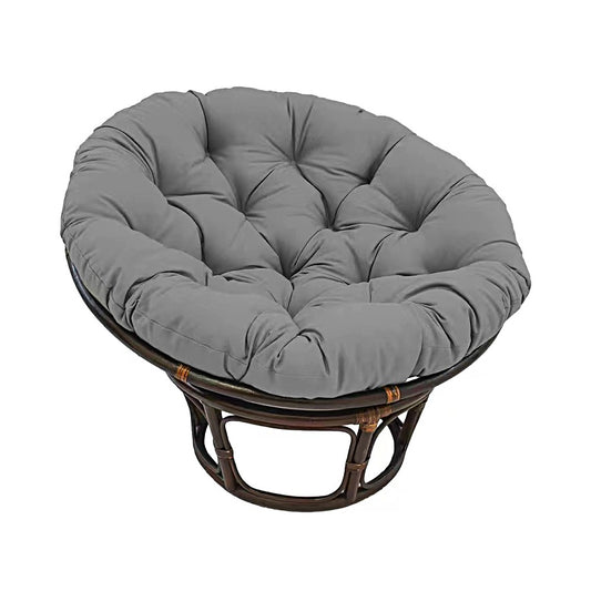 80cm Comfort Papasan Chair Cushion Stuffed Swing Chair Cushion Pad Dark Grey