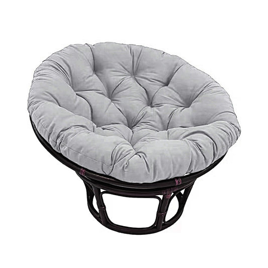 80cm Round Egg Chair Cushion Swing Chair Cushion Papasan Cushion - Light Grey