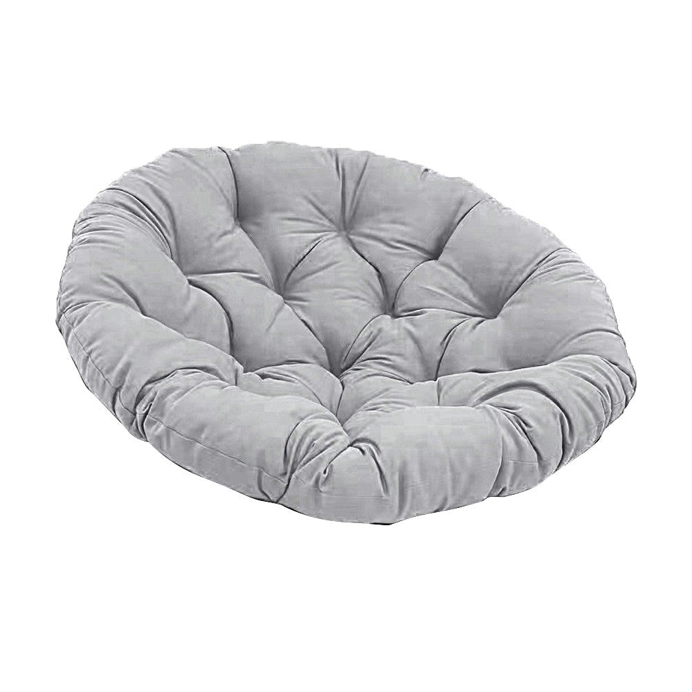 80cm Round Egg Chair Cushion Swing Chair Cushion Papasan Cushion - Light Grey