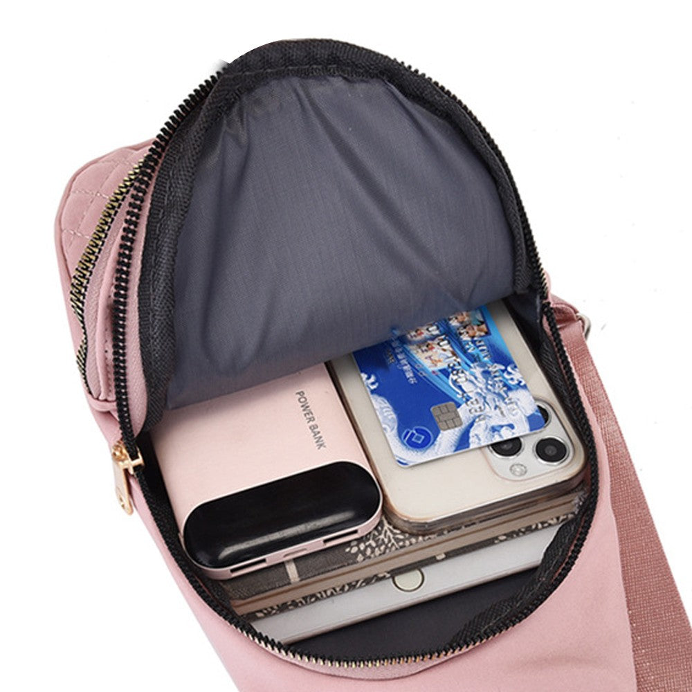 1Pc Women Chest Bag Sling Bag Crossbody Bag Shoulder Bag - Pink