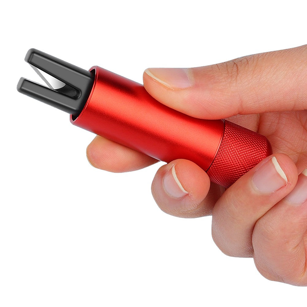 Car Safety Hammer Glass Breaker Seat Belt Cutter Emergency Escape Tool - Red
