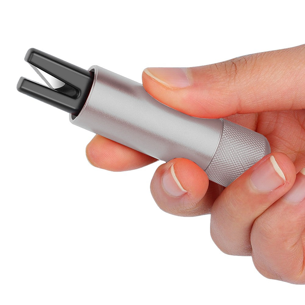 Car Safety Hammer Glass Breaker Seat Belt Cutter Emergency Escape Tool - Silver
