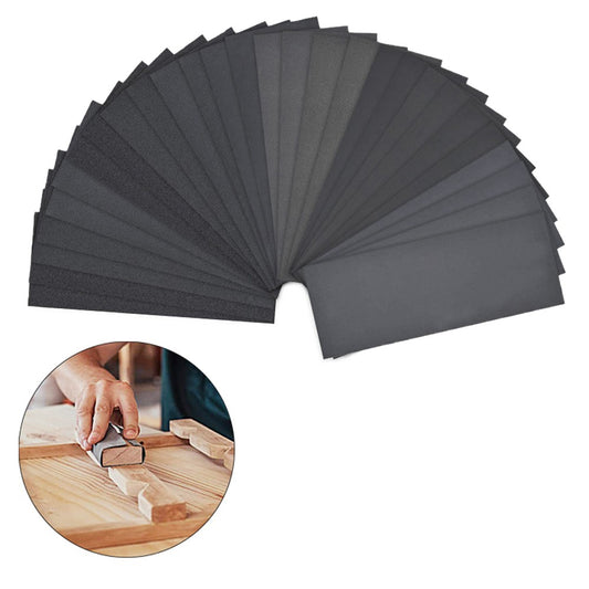 45-Piece 120-5000 Grit Sandpaper Set Wet Dry Polishing Abrasive Sandpaper