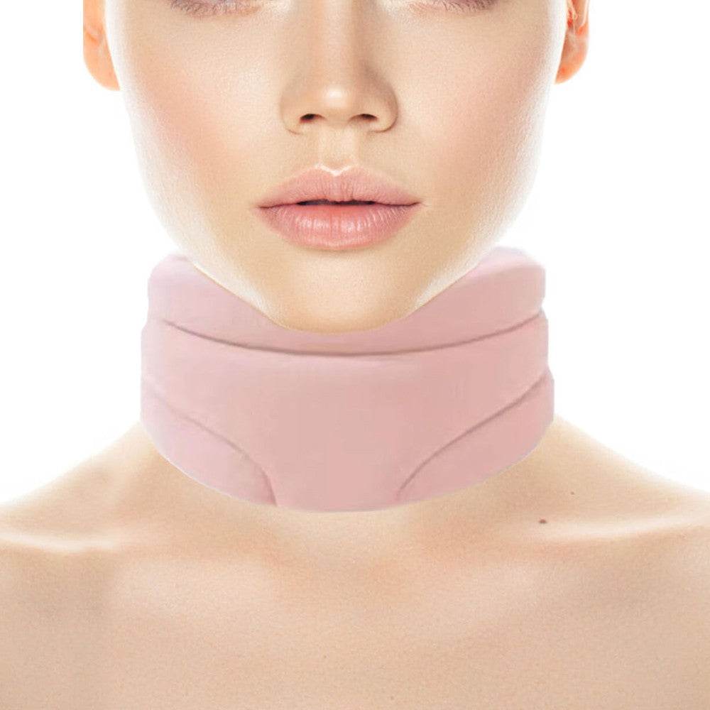 Cervicorrect Neck Brace Ergonomic Corrective Cervical Support - Pink