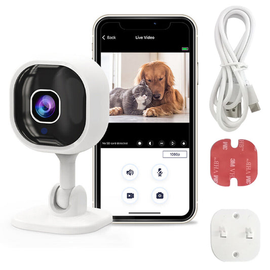 1080P Home Motion Detection WiFi Security Camera with Night Vision