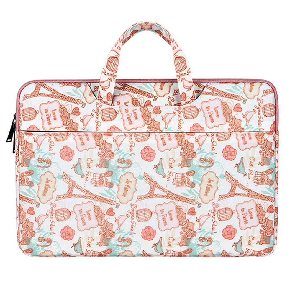 Pattern Printing Laptop Bag Handbag for ipad 15.4inch Pink