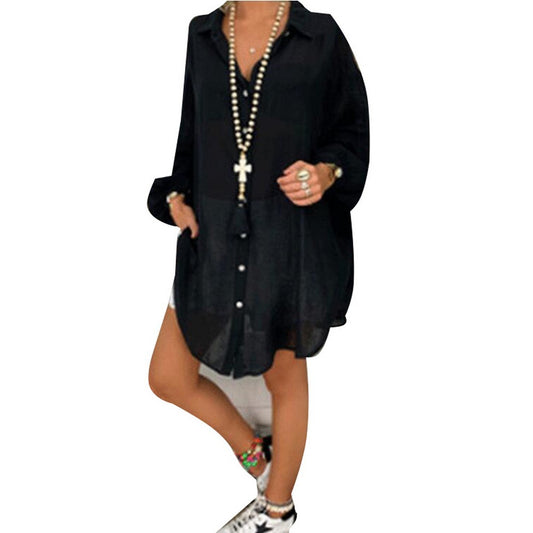 Women Linen Casual Shirt